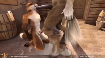 Dildo Fox in the Stable Cock Suckers