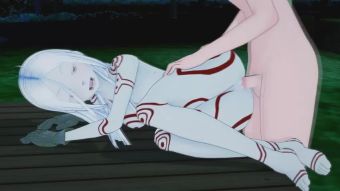 White Chick (3D Hentai)(Deadman Wonderland) Sex with Shiro Anime