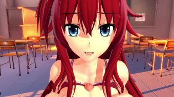 Girl Fucked Hard Rias Gremory High School DxD 3d Hentai Pegging
