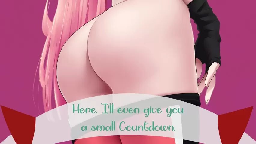 Round Ass Hentai JOI - zero two 002 wants to try out something and it's Lewd Thick