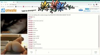 Load Wife plays with stranger on Omegle while husband showers Hot