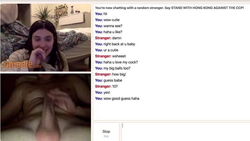 Slave Omegle Cute Girl Reaction Fat Pussy