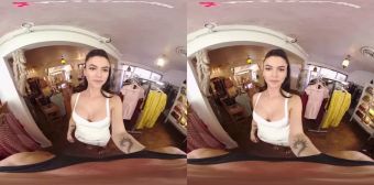 Porn Blow Jobs Shopping with Horny Shemale Domino Presley Moaning