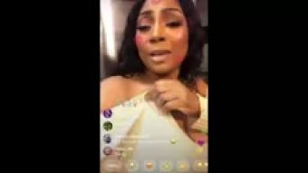 Creamy @SEIKOLING CLAPPED HER PIERCED TITTIE RIGHT OUT HER DRESS ON INSTAGRAM LIVE Rola