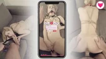 Big Interactive Slave Training Game on Mobile Amateur Pussy