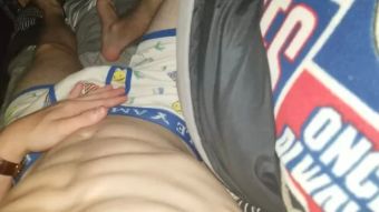 Gay Friend College Boy Wakes up and Jerks off For