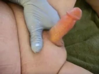 Peeing Small Cock Play Jerk-N-Squirt Closeup!! Fakku