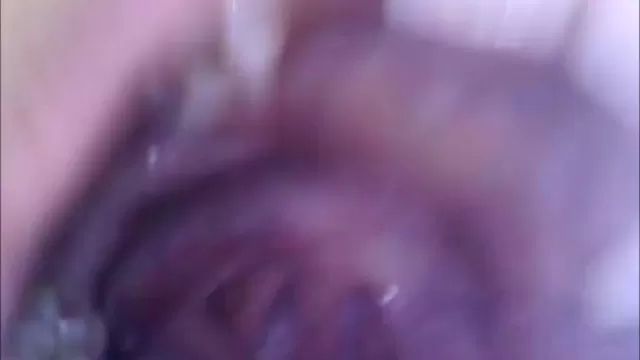Nina Hartley Live Cam Recording inside a Vagina Fingers