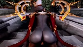 Double Penetration (POV) THIS DARK ELF PRIESTESS WILL PLEASE YOU WITH HER PERFECT ASS FROM AN ISEKAI HENTAI FrenchGFs
