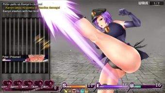 Tied Karryn's Prison [RPG Hentai Game] Ep.3 Naked Nap in the Prison while the Guards are Jerking off Sex Toy