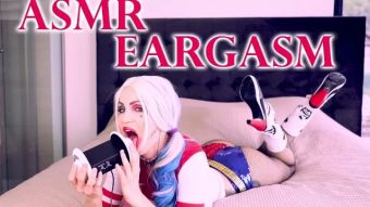 Masterbation ASMR AMY EARGASM - very Intense Ear Licking - Slurpy Wet Mouth Sounds Mama