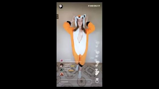 Pretty TIKTOK CHALLENGE - my Stepbrother Visited me last Weekend and we did a Live Stream of me Sucking his Instagram