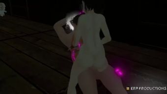 xBubies Lucky Guy Gets Dicked down in VRCHAT Cabin Cumshots