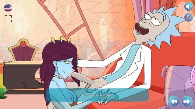 Black Cock Rick's Lewd Universe - first Update - Rick and Unity Sex Trio