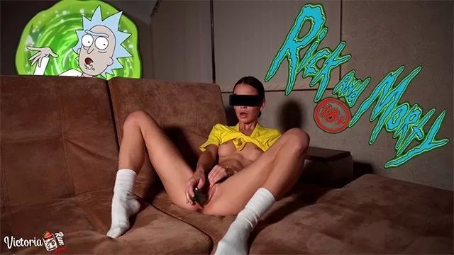 Coroa Gender Change Morty - Parody on Pickle Rick and Morty 18+ 4some