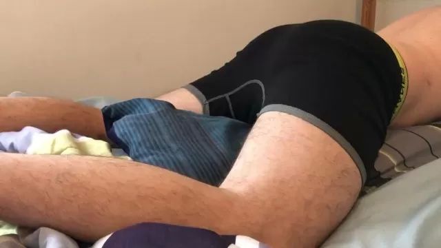 GayMaleTube Guy becomes Horny by Humping Pillow when he Wake up - Guy Humping Masturbation Eva Angelina