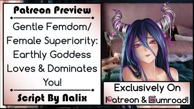 Jerking [patreon Preview] Gentle Femdom- Female Superiority- Earthly Goddess Loves & Dominates You! Amateur