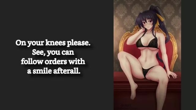 Perverted [FayGrey] [gremory Mansion Pt.1] Akeno Takes your Servitude Test (Joi Ruin CEI Degradation). Seduction Porn