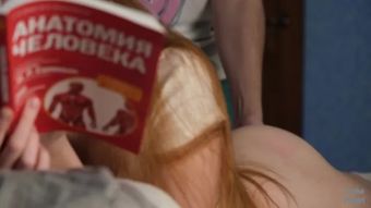 Peruana Learning Anatomy with a Young Redhead Schoolgirl from Russia Tenga
