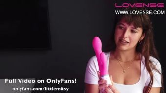 Loira Did I Cum?? Playing with my new Lovense Nora Vibrator! Unboxing and Review High Definition