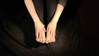 GirlfriendVideos Condom Play Feet Fetish Fake Cum Boobies
