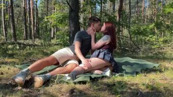 Amateur Public Amateur Couple Sex on a Picnic in the Park LeoKleo Masturbation