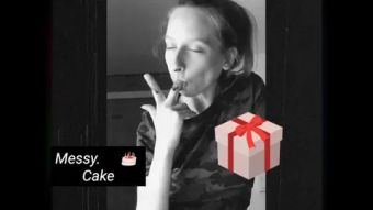 Blackcocks Messy Eating Birthday Cake Hard Core Free Porn