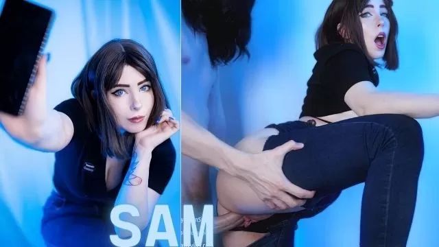 Gape Sex with Samsung Assistant Sam - MollyRedWolf Pain