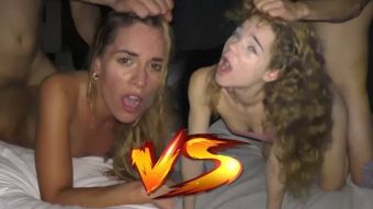 Crazy Eveline Dellai VS Sabrina Spice - who is Better? you Decide! Face Fucking