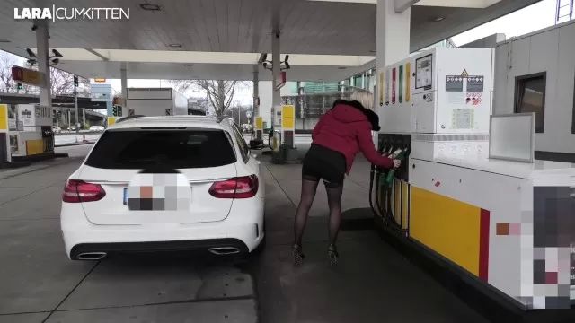 Kitty-Kats.net Fuck Date at the Gas Station | Cheating Wife Gets Big Facial Busty