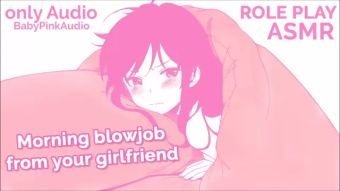 Blow Job ASMR ROLE PLAY Blowjob in the Morning from your Cute Girlfriend. ONLY AUDIO Gay Military