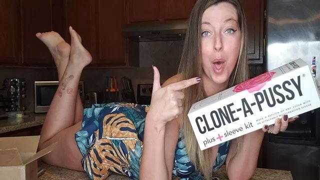 Free Blow Job Toy Testing - Clone a Pussy Fishnets