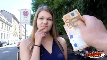 Onlyfans GERMAN SCOUT - COLLEGE TEEN AMANDA TALK TO FIRST...