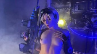Nina Hartley Horny Nova from Starcraft Sucks Cock and Swallows Cum Teasing