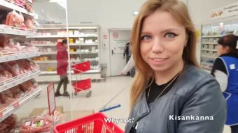 BGSex Came to the Store, saw Her, Fucked Her! very much Cum ! 4K Kisankanna! Hand