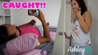 Pussy To Mouth Babysitter Caught him Masturbating - Ashley Ve Anal Fuck