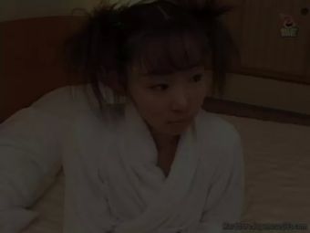Hairy Sexy Japanese Couple so horny, watch her while the guy cut her Bathingsuit. Tits Big Tits