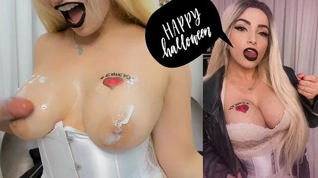 Hard Sex Bride of Chucky JOI halloween terror porn jerk off instructions hot cosplayer horror cosplay Siririca