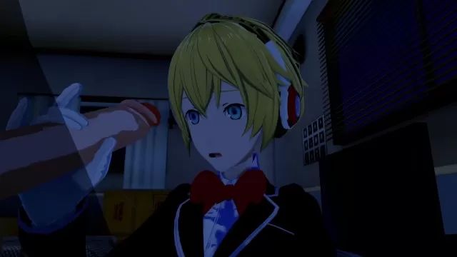Tugging Aigis Persona 3 3D HENTAI 1/4 Ball Busting