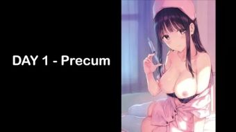 Big Black Cock A Beginners CEI | Part 1/3 Precum | Hentai JOI | Precum Play Cream