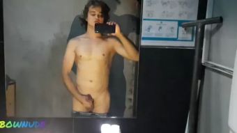 Dykes Boy-teenager filmed his masturbation at the public toilet Soloboy
