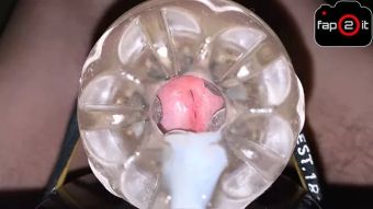 Rimming Hot Guy Cumming Alot Inside of Fleshlight While Moaning Loud - 4K Happy-Porn