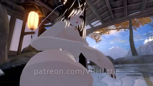 Facebook Nude Dragon Girl Face Rides You At Hot Spring White Black Hair Tail Play Sensual POV Lap Dance Tight Cunt