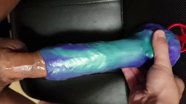 Piroca Alien Tenticle Flesh Light VS Big Cock - Intense Male Moaning Pussy Sex