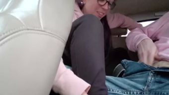 Cheerleader Dry Humping In The Back Of His Car Leads To Hot Public Fuck Free Fuck Vidz