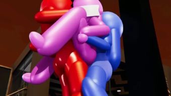 TheOmegaProject Among Us Pink Gets Hard DP Threesome Weird