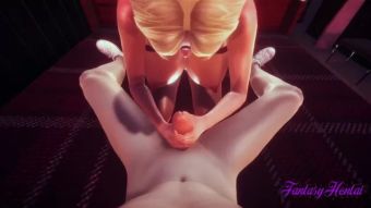 imageweb Naruto Hentai 3D - POV Tsunade Boobjob with cum in her tits Big Black Dick