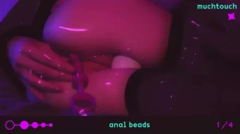 Amateur Sex ♡ ANIME-GIRL PLAY WITH ANAL BEADS ♡ iTeenVideo