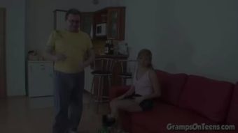 Brazzers Young Babe Get Drunk and Fucked hard by Old Man. Erito