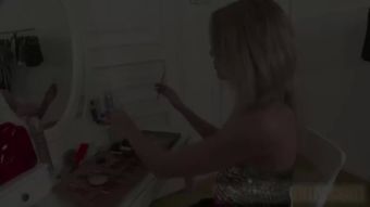 Solo Female Naughty Blonde Lil Kimmy Kinky Fingering CumSluts